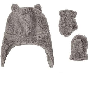 Simple Joys by Carter's Unisex Babies' Hat and Mitten Set